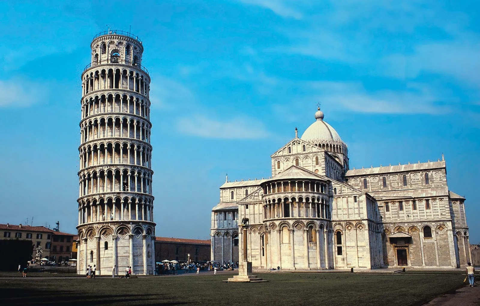 The Leaning Tower of Pisa in Piazza dei Miracoli