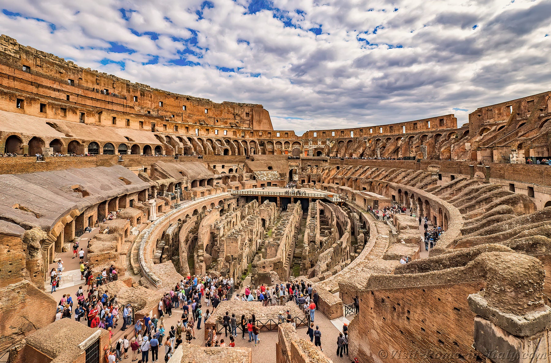 The Colosseum exterior in morning light