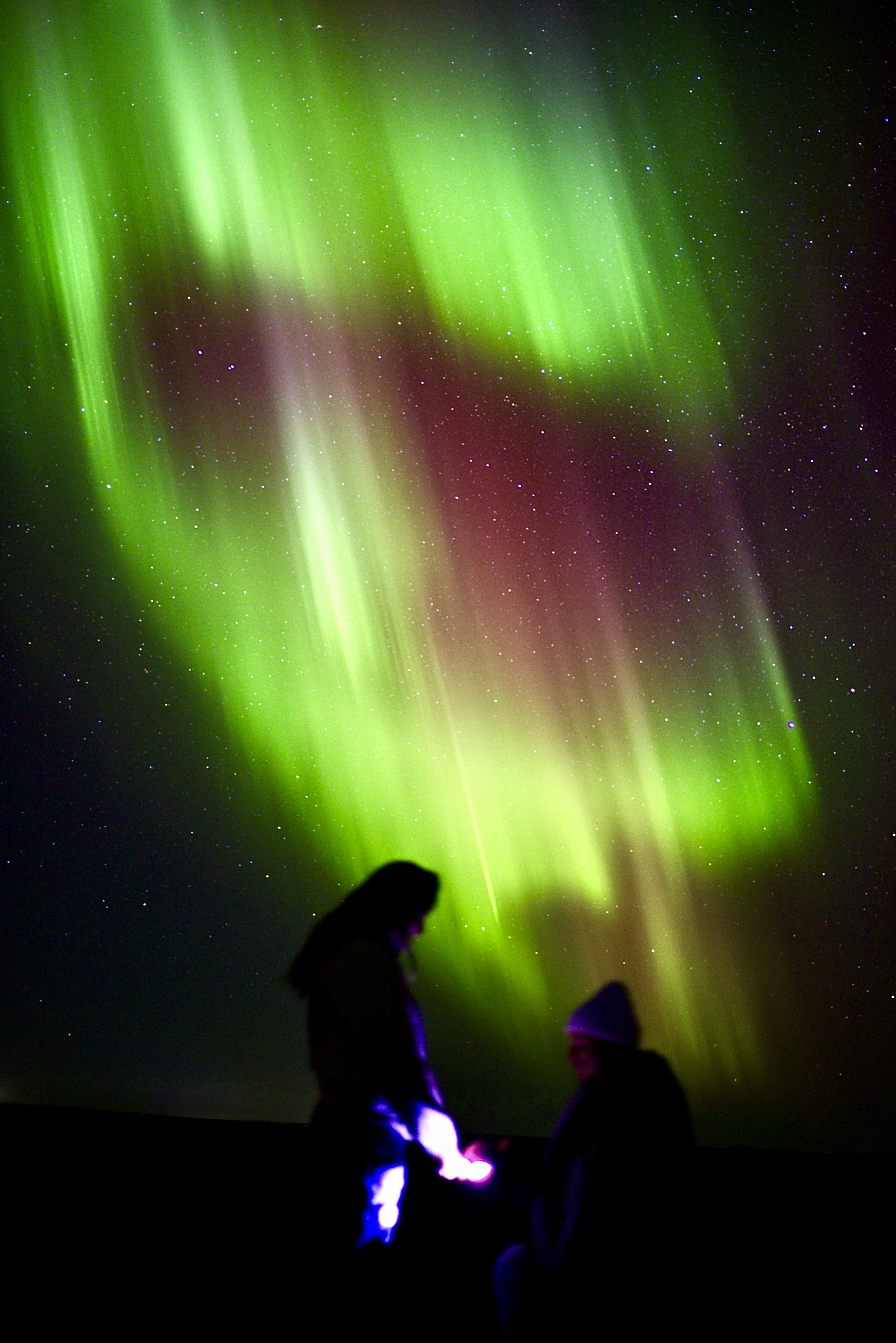 Sidney and James smiling together